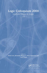 Logic Colloquium 2000 (hardcover): Lecture Notes in Logic, 19 book cover