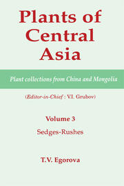 Plants of Central Asia - Plant Collection from China and Mongolia, Vol. 3: Sedges-Rushes book cover
