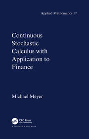 Continuous Stochastic Calculus with Applications to Finance book cover