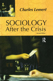 Sociology After the Crisis book cover