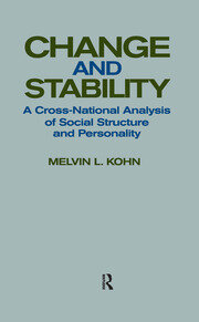 Change and Stability: A Cross-national Analysis of Social Structure and Personality book cover