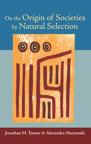 On the Origin of Societies by Natural Selection book cover