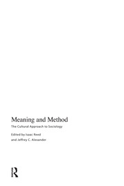 Meaning and Method: The Cultural Approach to Sociology book cover