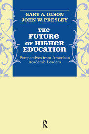 Future of Higher Education: Perspectives from America's Academic Leaders book cover