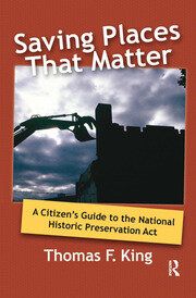 Saving Places that Matter: A Citizen's Guide to the National Historic Preservation Act book cover