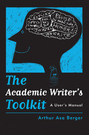 The Academic Writer's Toolkit: A User’s Manual book cover