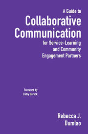 A Guide to Collaborative Communication for Service-Learning and Community Engagement Partners book cover