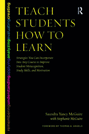 Teach Students How to Learn: Strategies You Can Incorporate Into Any Course to Improve Student Metacognition, Study Skills, and Motivation book cover