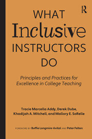 What Inclusive Instructors Do: Principles and Practices for Excellence in College Teaching book cover