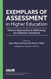 Exemplars of Assessment in Higher Education: Diverse Approaches to Addressing Accreditation Standards book cover