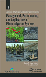 Management, Performance, and Applications of Micro Irrigation Systems book cover