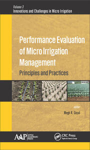 Performance Evaluation of Micro Irrigation Management: Principles and Practices book cover