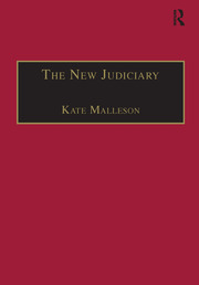 The New Judiciary: The Effects of Expansion and Activism book cover