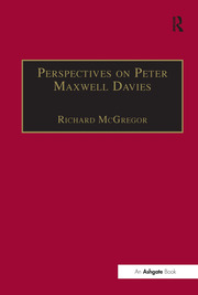 Perspectives on Peter Maxwell Davies book cover