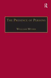 The Presence of Persons: Essays on Literature, Science and Philosophy in the Nineteenth Century book cover