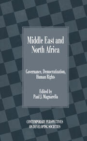 Middle East and North Africa: Governance, Democratization, Human Rights book cover