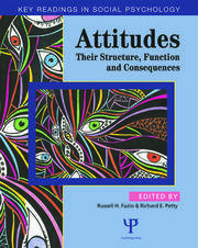 Attitudes: Their Structure, Function and Consequences book cover