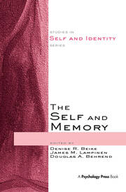 The Self and Memory book cover