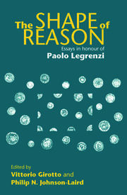 The Shape of Reason: Essays in Honour of Paolo Legrenzi book cover