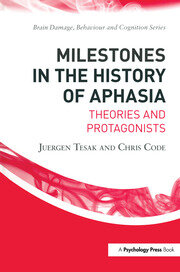 Milestones in the History of Aphasia: Theories and Protagonists book cover