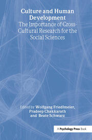 Culture and Human Development: The Importance of Cross-Cultural Research for the Social Sciences book cover