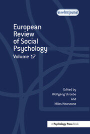 European Review of Social Psychology: Volume 17 book cover