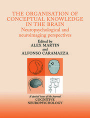 The Organisation of Conceptual Knowledge in the Brain: Neuropsychological and Neuroimaging Perspectives: A Special Issue of Cognitive Neuropsychology book cover