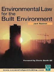 Environmental Law for The Built Environment book cover