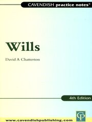 Practice Notes on Wills book cover