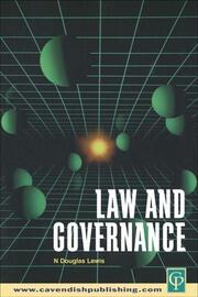 Law and Governance book cover