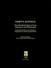 Empty Justice: One Hundred Years of Law Literature and Philosophy book cover