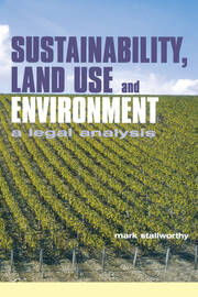 Sustainability Land Use and the Environment book cover