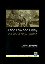 Land Law and Policy in Papua New Guinea book cover