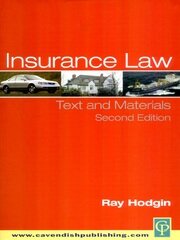 Insurance Law: Text and Materials book cover