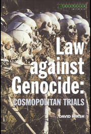 Law Against Genocide: Cosmopolitan Trials book cover