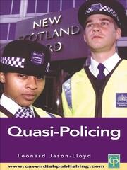 Quasi-Policing book cover