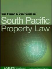 South Pacific Property Law book cover