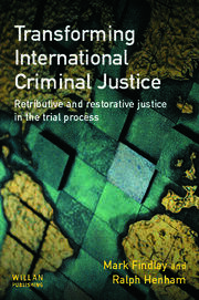 Transforming International Criminal Justice book cover