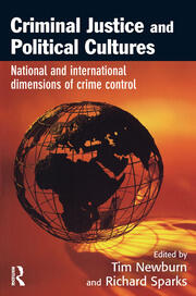 Criminal Justice and Political Cultures book cover