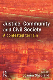Justice, Community and Civil Society: A Contested Terrain book cover