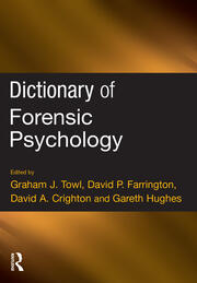 Dictionary of Forensic Psychology book cover