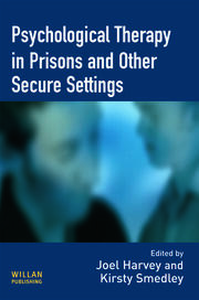 Psychological Therapy in Prisons and Other Settings book cover