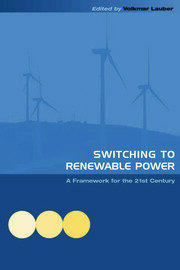 Switching to Renewable Power: A Framework for the 21st Century book cover