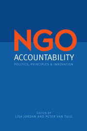NGO Accountability: Politics, Principles and Innovations book cover