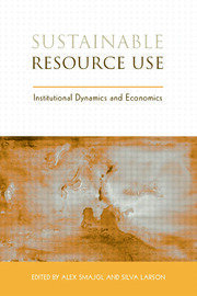Sustainable Resource Use: Institutional Dynamics and Economics book cover