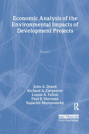 Economic Analysis of the Environmental Impacts of Development Projects book cover