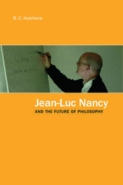 Jean-Luc Nancy and the Future of Philosophy book cover