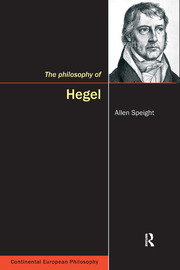 The Philosophy of Hegel book cover
