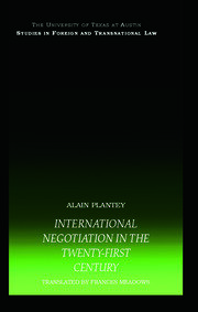 International Negotiation in the Twenty-First Century book cover