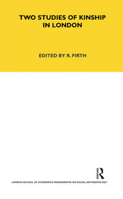 Two Studies of Kinship in London book cover